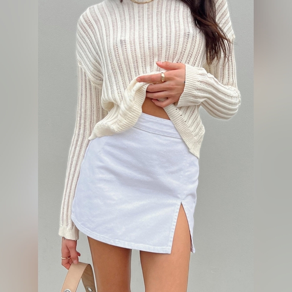 Princess Polly Lola Skirt in White, Size 0 - Picture 7 of 10